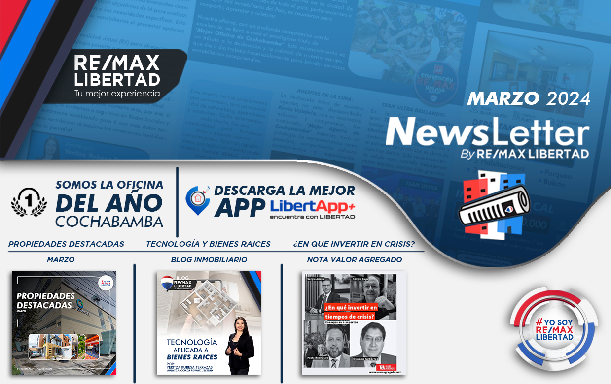 NewsLetter By RE MAX LIBERTAD Marzo 2024 RE MAX LIBERTAD   Portada Newsletter Pagina Web Marzo 1 